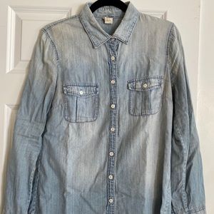 J. Crew Women's Chambray Shirt - size 4